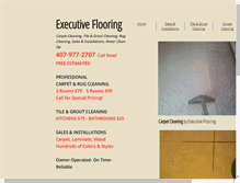 Tablet Screenshot of executiveflooring.info